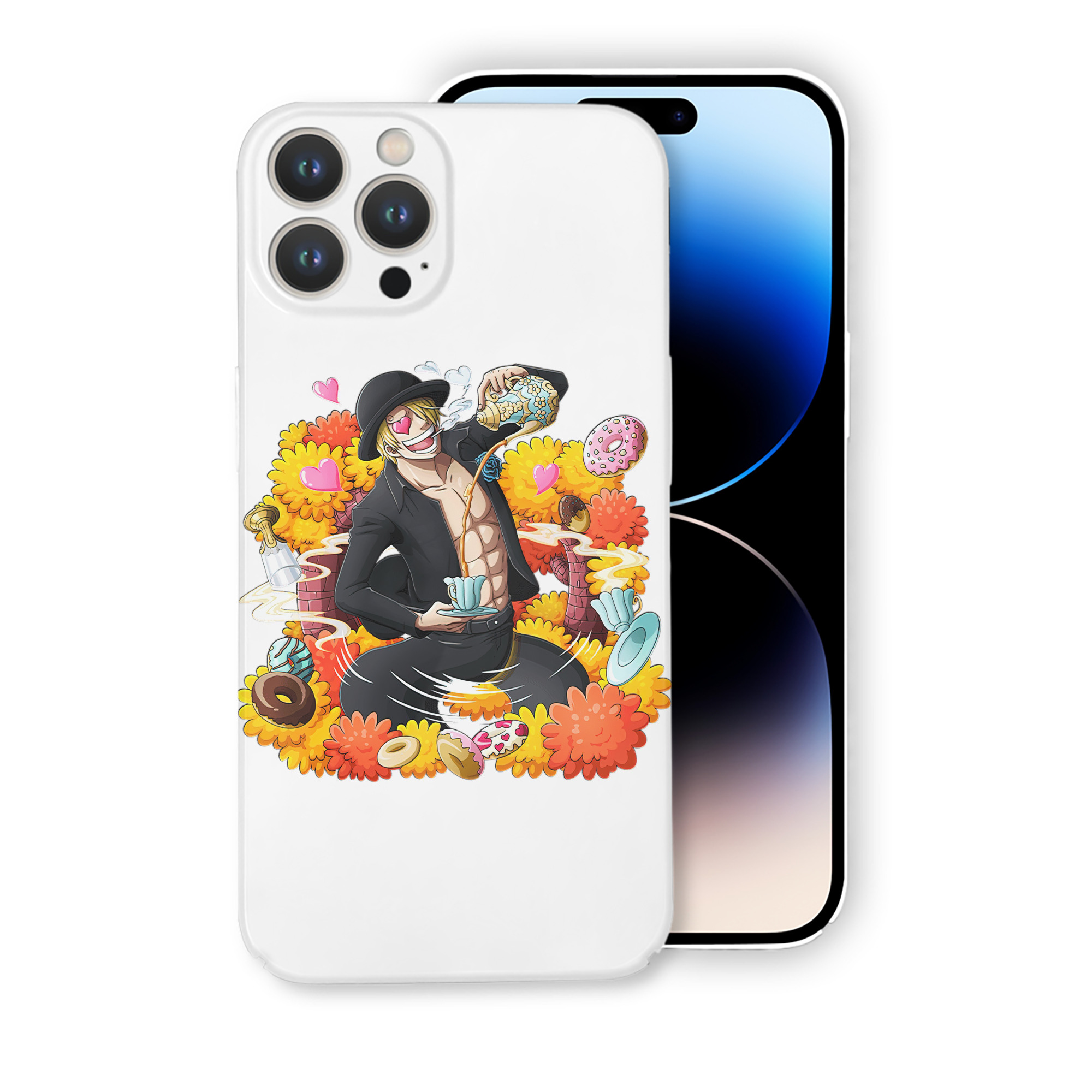 （画像用） ワンピース サンジ ONE PIECE Sanji 【iPhone 14シリーズ対応】ハードケース